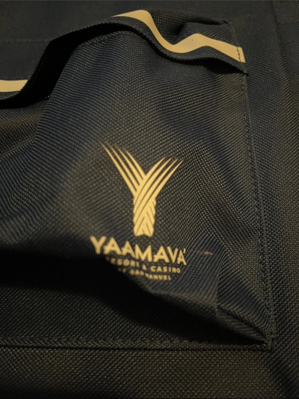 LA Dodgers Navy Backpack with Contrast Tan Pulls New